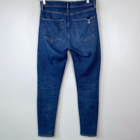 AGOLDE Sophie Mid Rise Ankle Jeans Skinny Leg Comfort Stretch Denim Size 28 - Picture 9 of 13